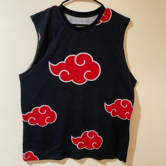 Naruto Shippuden Akatsuki Muscle Tank‎ Top - Picture 2 of 4